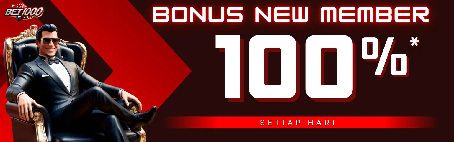 BONUS NEW MEMBER s.d 100%